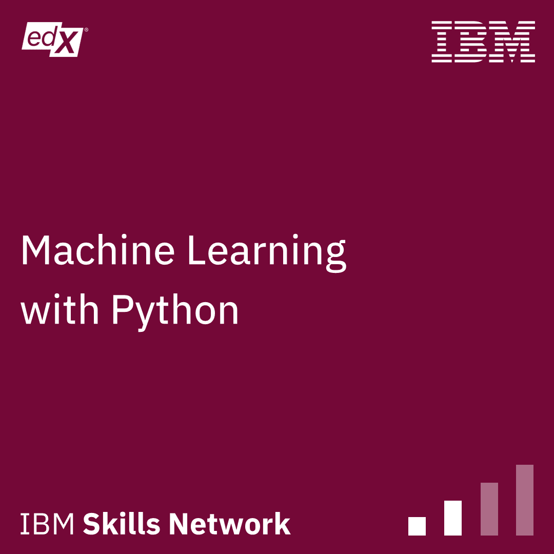 IBM Skills Network graphic for Machine Learning with Python