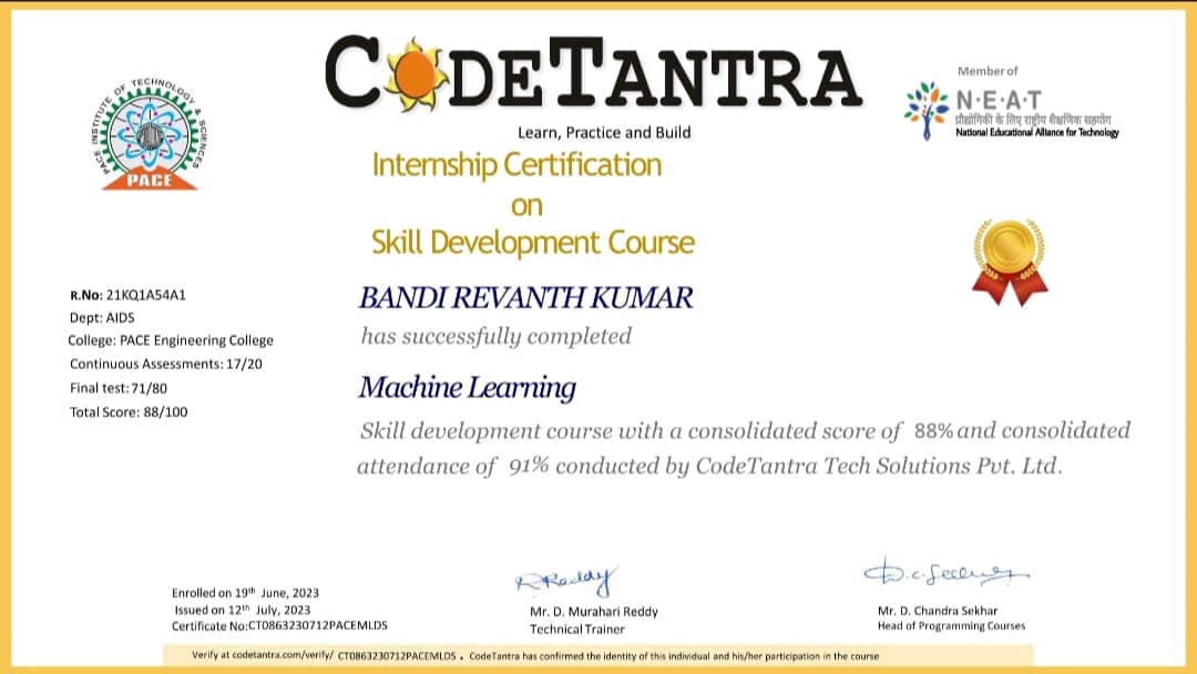 Machine Learning with Python 1